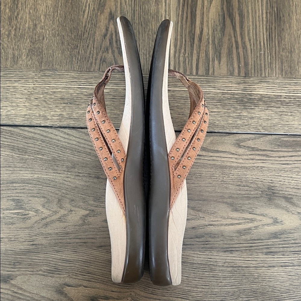 Vionic Brown Studded Sandals - Picture 6 of 9
